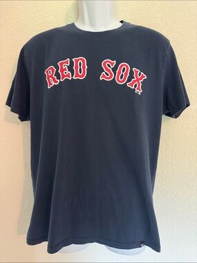 Betts Navy T‑Shirt with Red 'RED SOX' Chest Logo